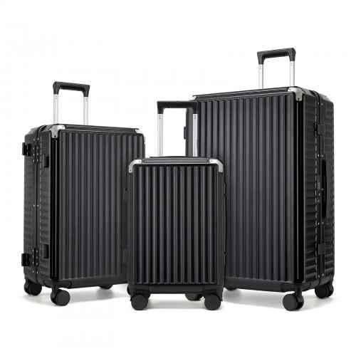 The Clever Kono Zipperless Smart Suitcase – Individual or 3-Piece Set