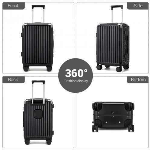 The Clever Kono Zipperless Smart Suitcase – Individual or 3-Piece Set