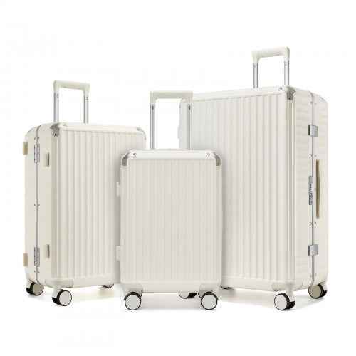 The Clever Kono Zipperless Smart Suitcase – Individual or 3-Piece Set