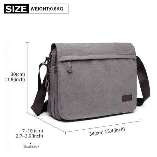 The Clever Expandable Work Messenger Bag
