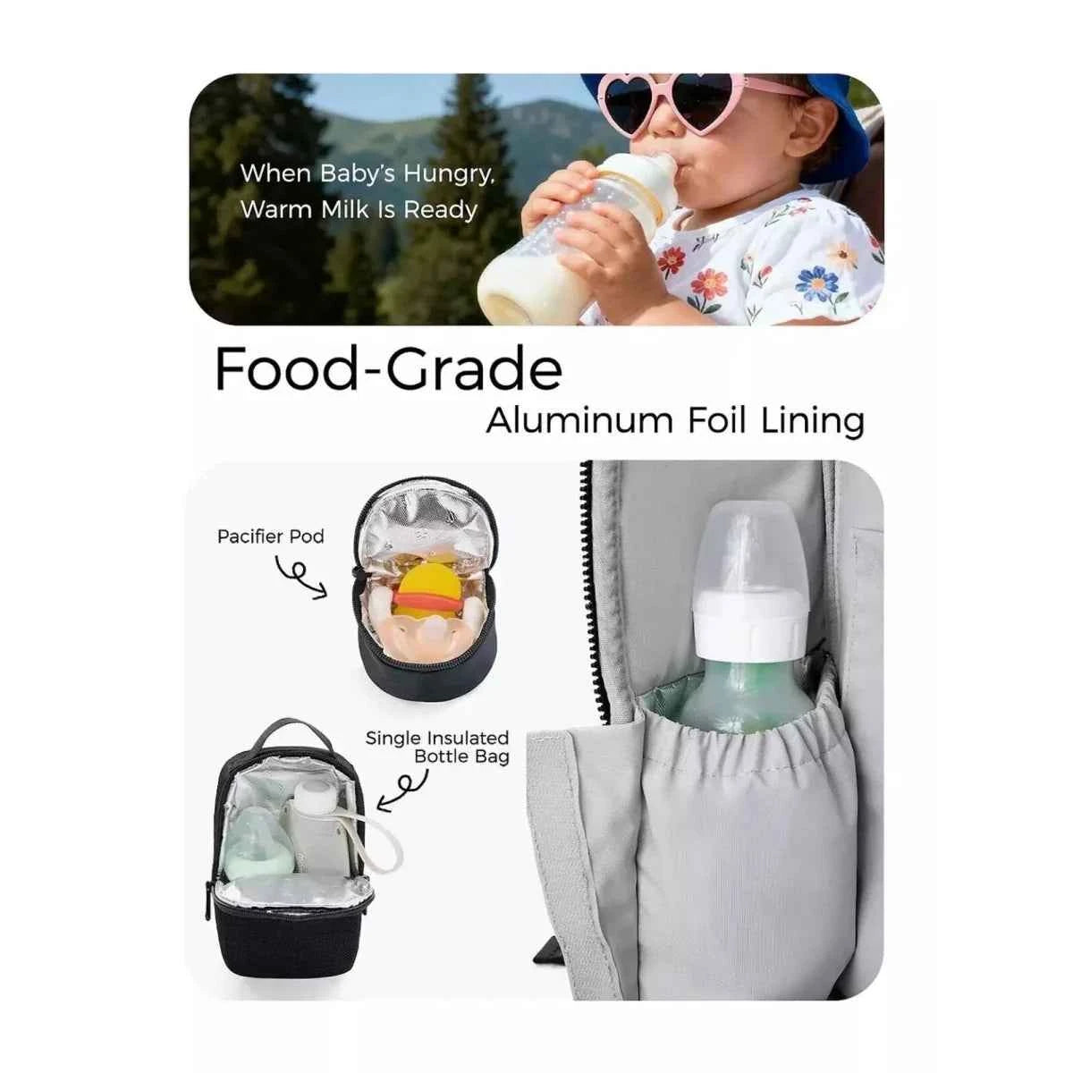 The GoEase 14-Pocket Changing Backpack