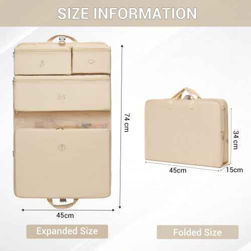 The Clever Kono 6-in-1 Hanging Travel Organiser