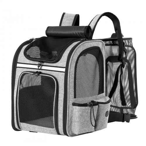 The Clever Expandable Pet Travel Backpack