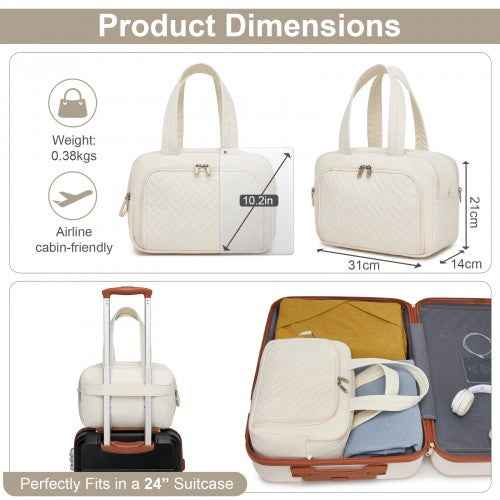 The Clever Kono Wide-Open Toiletry Organiser