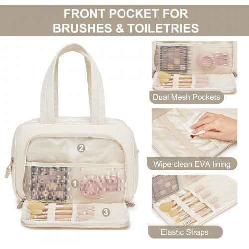 The Clever Kono Wide-Open Toiletry Organiser
