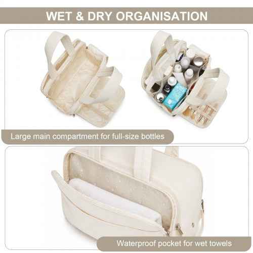 The Clever Kono Wide-Open Toiletry Organiser