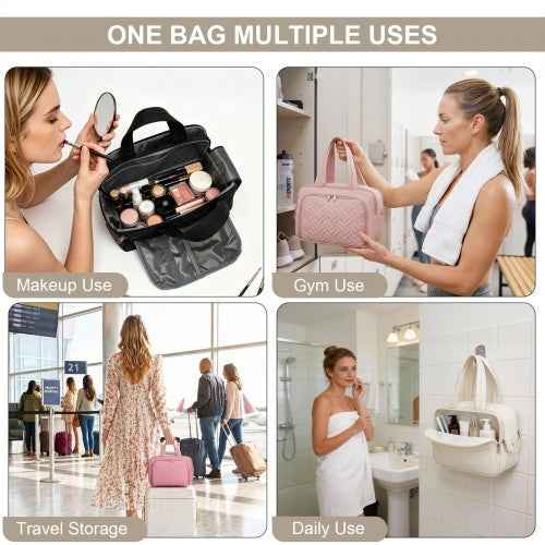 The Clever Kono Wide-Open Toiletry Organiser
