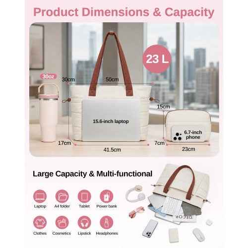 The Clever Kono Travel Tote & Pouch Set