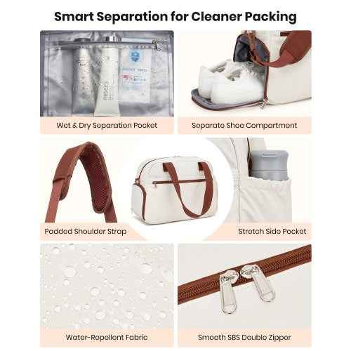 The Clever Kono 2-Piece Travel Tote Set