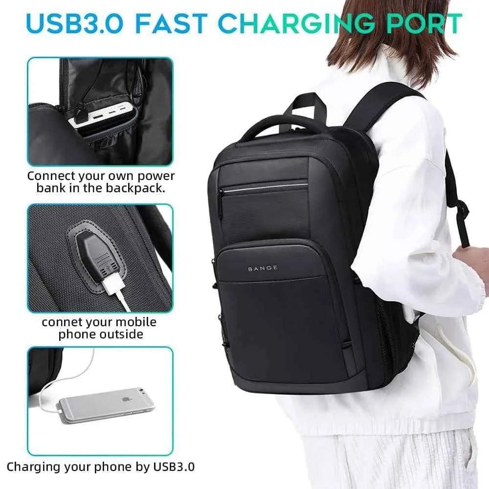 Bange Metro USB Laptop Backpack