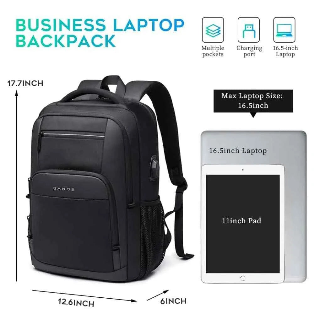 Bange Metro USB Laptop Backpack