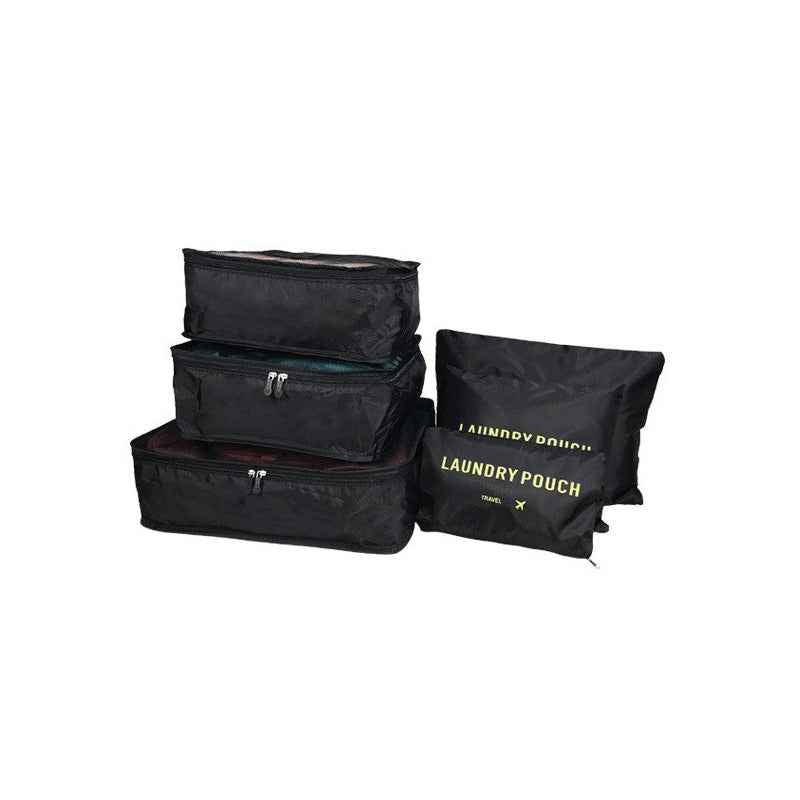 The Clever 6-Piece Packing Cube Set