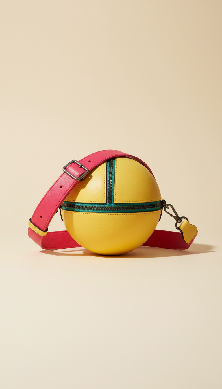 Orb Crossbody in Pop Yellow
