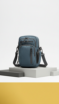 Slim Crossbody Organizer Bag with RFID Shield