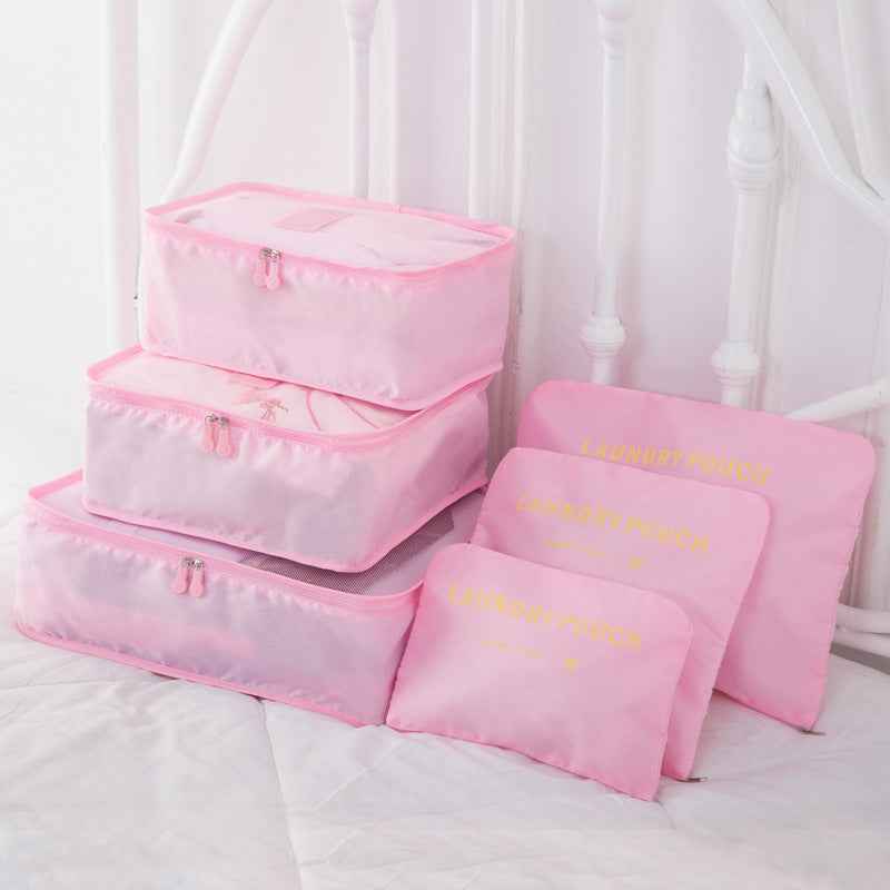 The Clever 6-Piece Packing Cube Set
