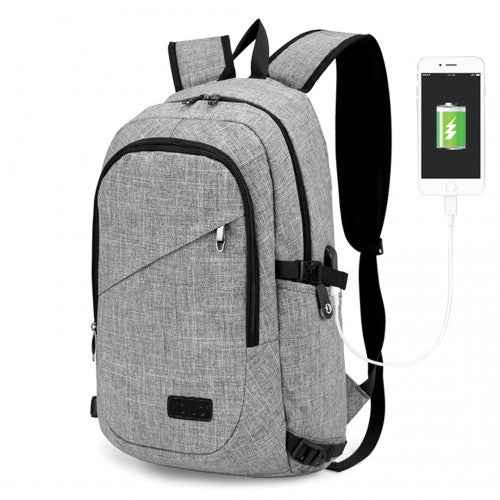 The Clever Secure-Charge Laptop Backpack